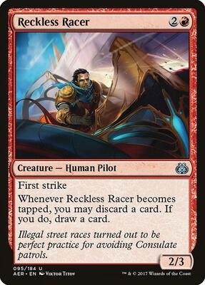 Reckless Racer card from Aether Revolt