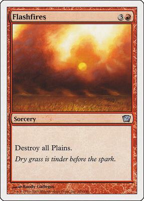 Flashfires card from 9th Edition