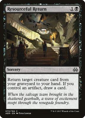 Resourceful Return card from Aether Revolt