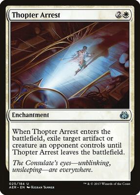 Thopter Arrest card from Aether Revolt