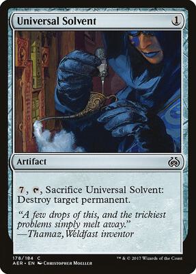 Universal Solvent card from Aether Revolt