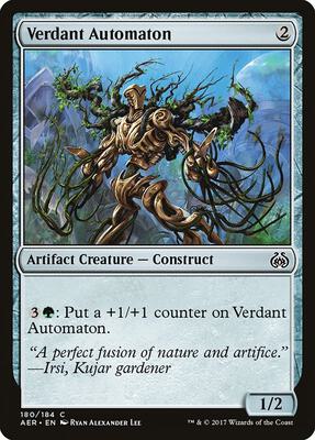 Verdant Automaton card from Aether Revolt