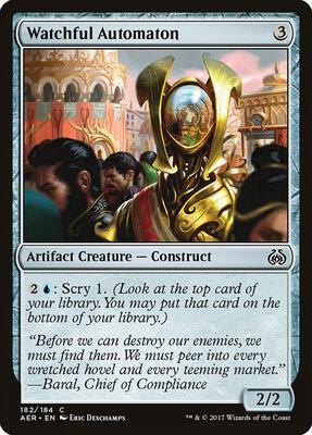 Watchful Automaton card from Aether Revolt