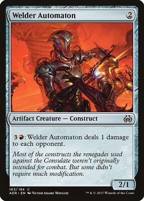 Welder Automaton card from Aether Revolt