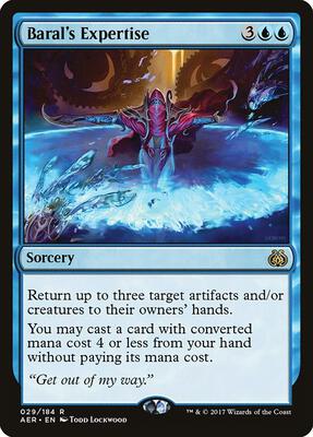 Baral's Expertise card from Aether Revolt