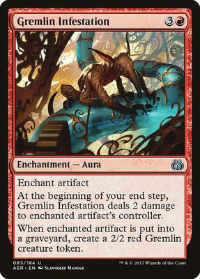 Gremlin Infestation card from Aether Revolt