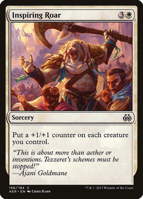 Inspiring Roar card from Aether Revolt