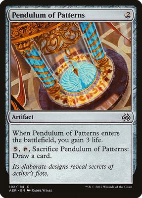 Pendulum of Patterns card from Aether Revolt