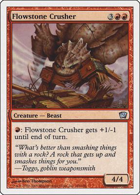 Flowstone Crusher card from 9th Edition