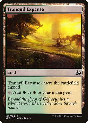 Tranquil Expanse card from Aether Revolt