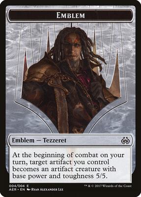 Emblem - Tezzeret the Schemer card from Aether Revolt