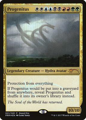 Progenitus card from Grand Prix Promos