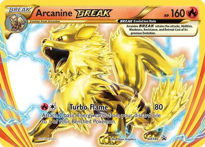 Arcanine BREAK - XY180 card from XY Promos