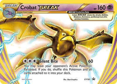Crobat BREAK card from XY Promos