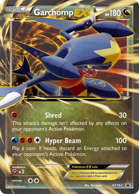 Garchomp EX - XY167 card from XY Promos