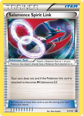 Salamence Spirit Link card from XY Promos