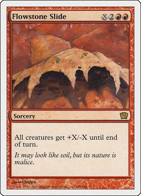 Flowstone Slide card from 9th Edition