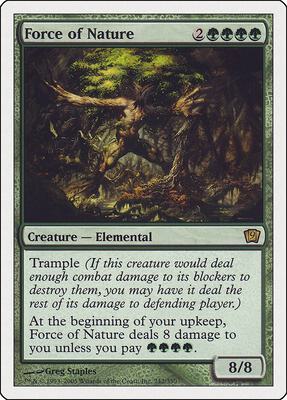 Force of Nature card from 9th Edition