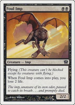 Foul Imp card from 9th Edition