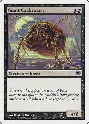 Giant Cockroach card from 9th Edition