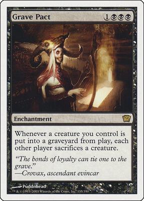 Grave Pact card from 9th Edition
