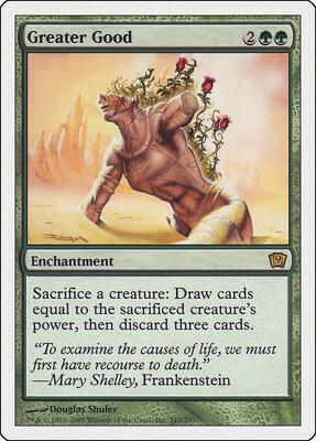Greater Good card from 9th Edition