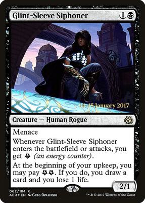 Glint-Sleeve Siphoner card from Prerelease Cards