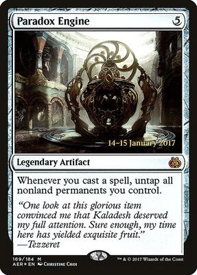 Paradox Engine card from Prerelease Cards