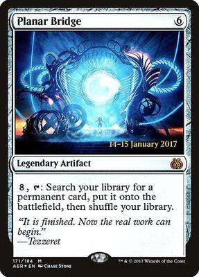 Planar Bridge card from Prerelease Cards