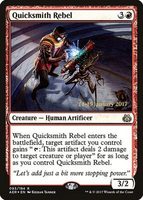Quicksmith Rebel card from Prerelease Cards