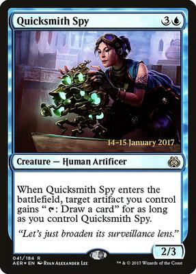 Quicksmith Spy card from Prerelease Cards