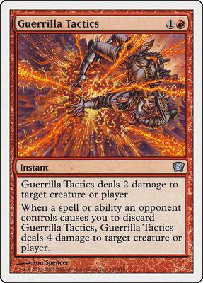 Guerrilla Tactics card from 9th Edition