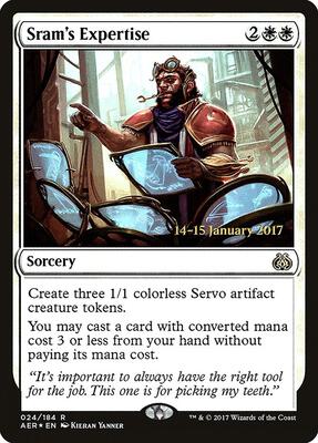 Sram's Expertise card from Prerelease Cards