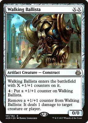 Walking Ballista card from Prerelease Cards