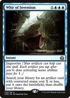 Whir of Invention card from Prerelease Cards
