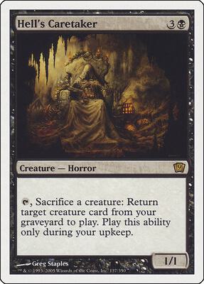 Hell's Caretaker card from 9th Edition