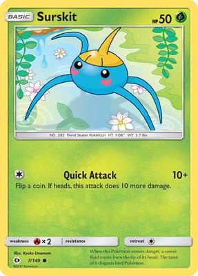 Surskit card from SM Base Set