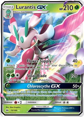 Lurantis GX card from SM Base Set