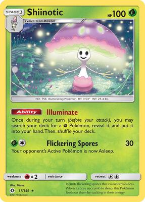 Shiinotic card from SM Base Set