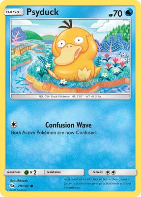 Psyduck card from SM Base Set