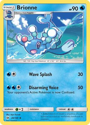 Brionne card from SM Base Set