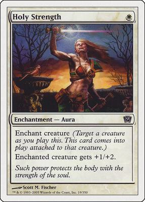 Holy Strength card from 9th Edition