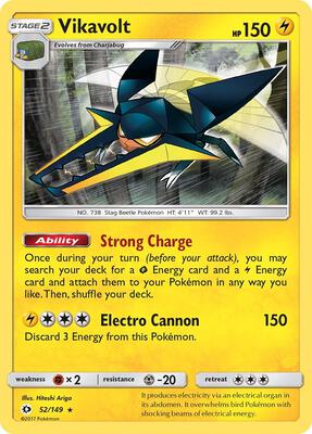 Vikavolt card from SM Base Set