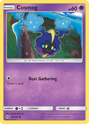 Cosmog card from SM Base Set