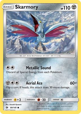 Skarmory card from SM Base Set