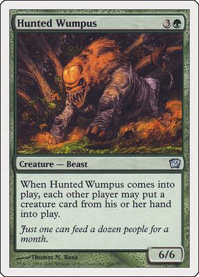 Hunted Wumpus card from 9th Edition