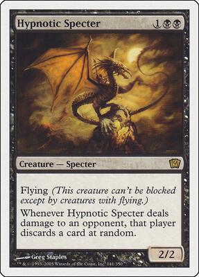 Hypnotic Specter card from 9th Edition