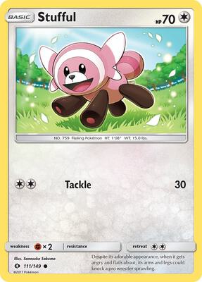 Stufful card from SM Base Set