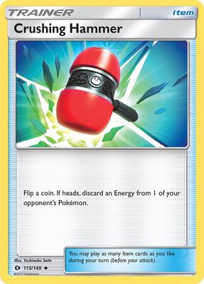 Crushing Hammer card from SM Base Set