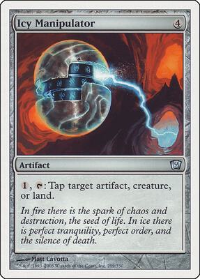 Icy Manipulator card from 9th Edition